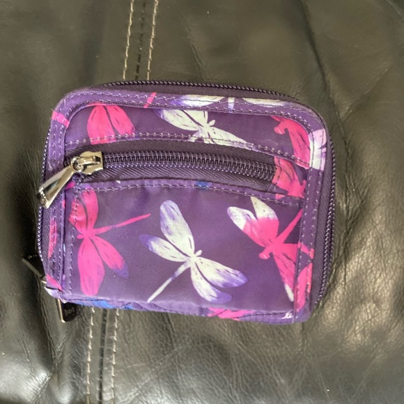 Lug Splits Wallet in Dragonfly Purple - Picture 2 of 5